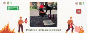 Latihan Simulasi Kebakaran Fakultas Kedokteran Universitas Udayana (Mei 2025)