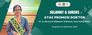 Promosi Doktoral Dr. dr. Ida Ayu Sri Wijayanti, M.Biomed, Sp.N, Subsp.NN(K)