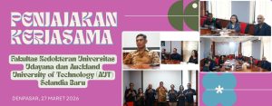 Penjajakan Kerjasama Fakultas Kedokteran Universitas Udayana dan Auckland University of Technology (AUT) Selandia Baru