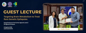 Program Studi Spesialis Neurologi FK Udayana Gelar Kuliah Tamu Internasional Bahas "Targeting Brain Metabolism to Treat Rare Genetic Epilepsies" Bersama Dr. Felix Chan