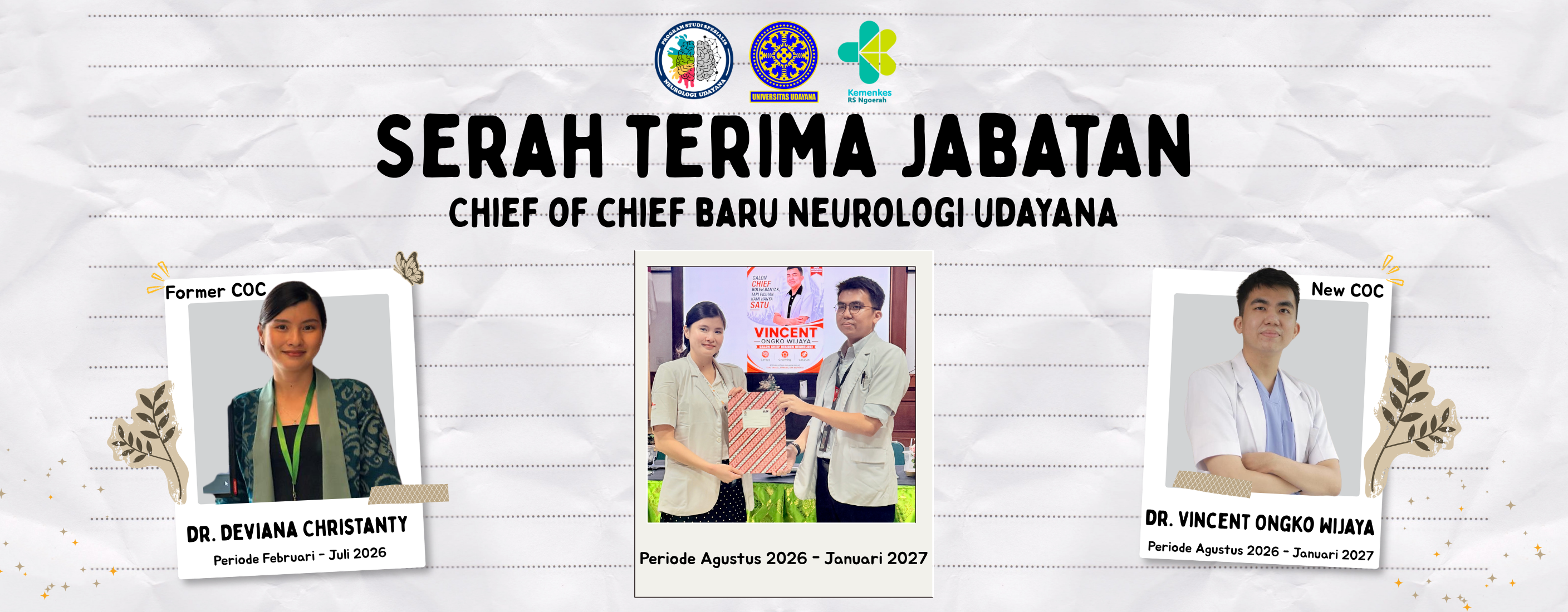 Regenerasi Kepemimpinan Residen: Momentum Baru di Departemen/KSM Neurologi FK Unud/RS Ngoerah
