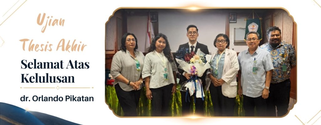 Ujian Tesis Akhir dr. Orlando Pikatan